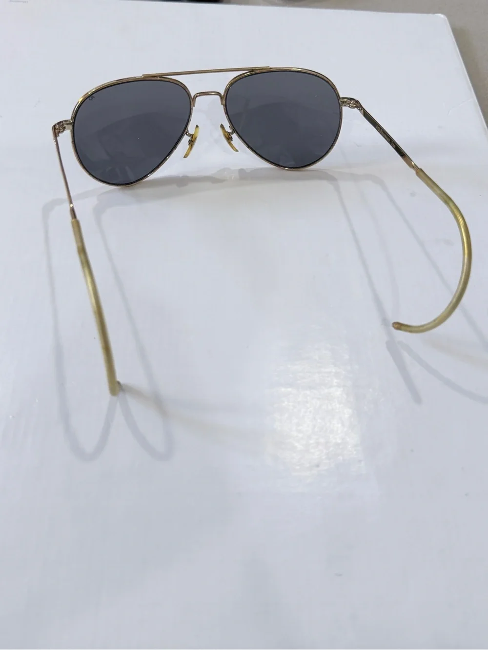 American Optical General Aviator Sunglasses Comfort Cable Temples